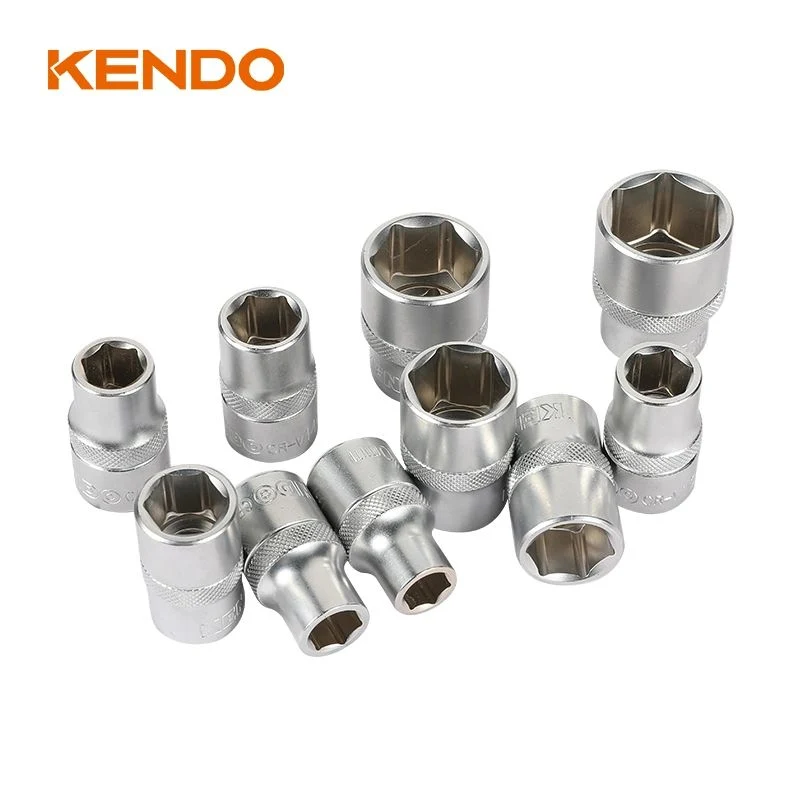 Kendo Professional Hand Tools Portable 11 PCS Auto Car Repair Kit Ratchet Socket Wrench Set