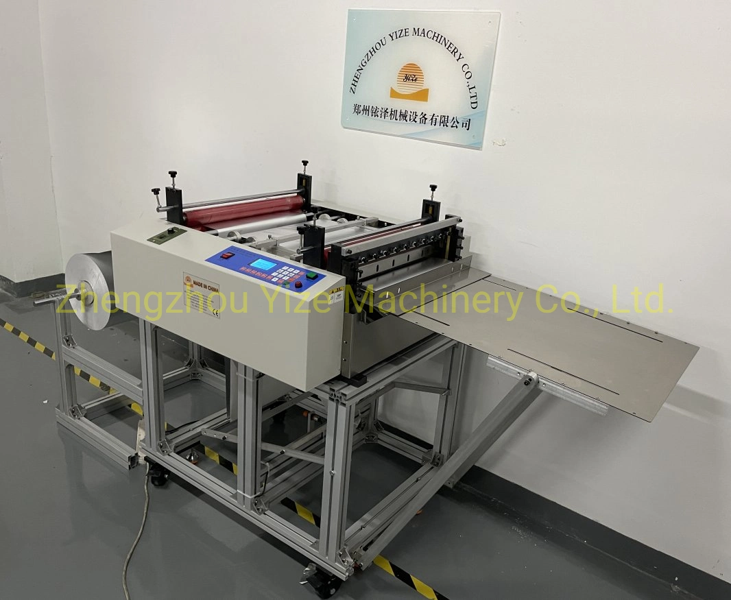 Automatic EPE Foal Vinyl Heat Transfer Paper Roll to Sheet Slitter Cutter Across Cutting Machine