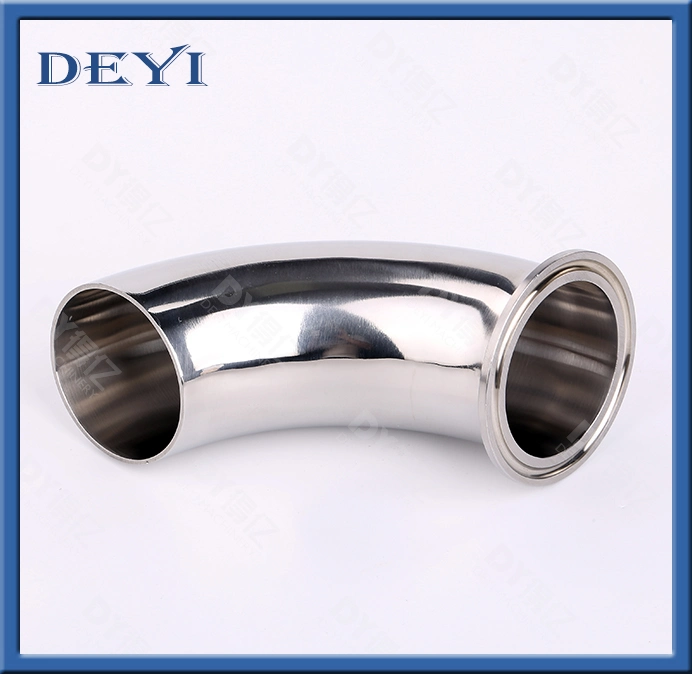 Sanitary Stainless Steel Short Clamped Welding 45 Degree Elbow