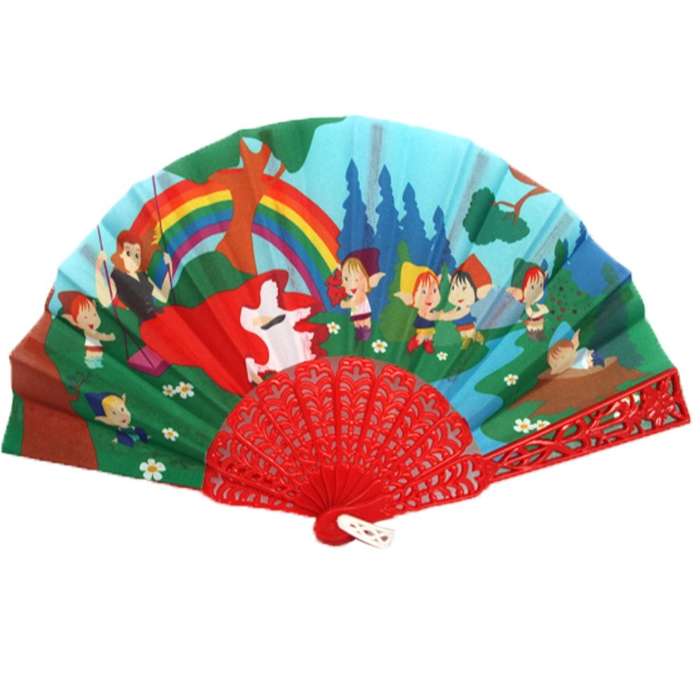 New Wholesale/Supplier Custom Printed Logo Small Folding Hand Fan for Kids