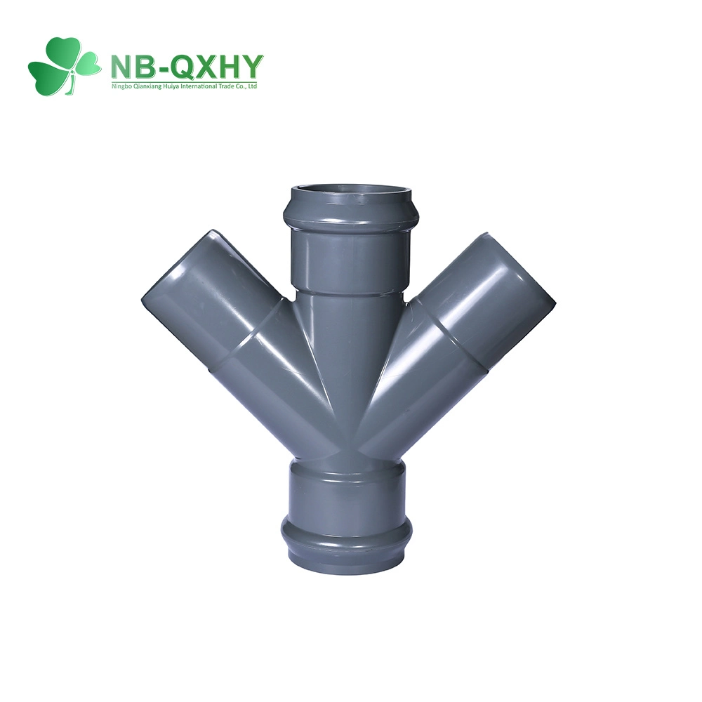 Supérieur DIN PN16/10 PVC Reducer Equal Elbow y Industrie DN15/20/25 Croix UPVC