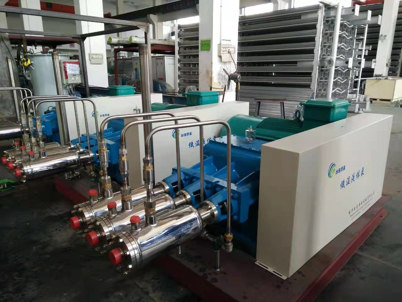 High Pressure Piston LNG Pumps for L-CNG Filling Stations Liquid Oxygen Nitrogen Argon Pump