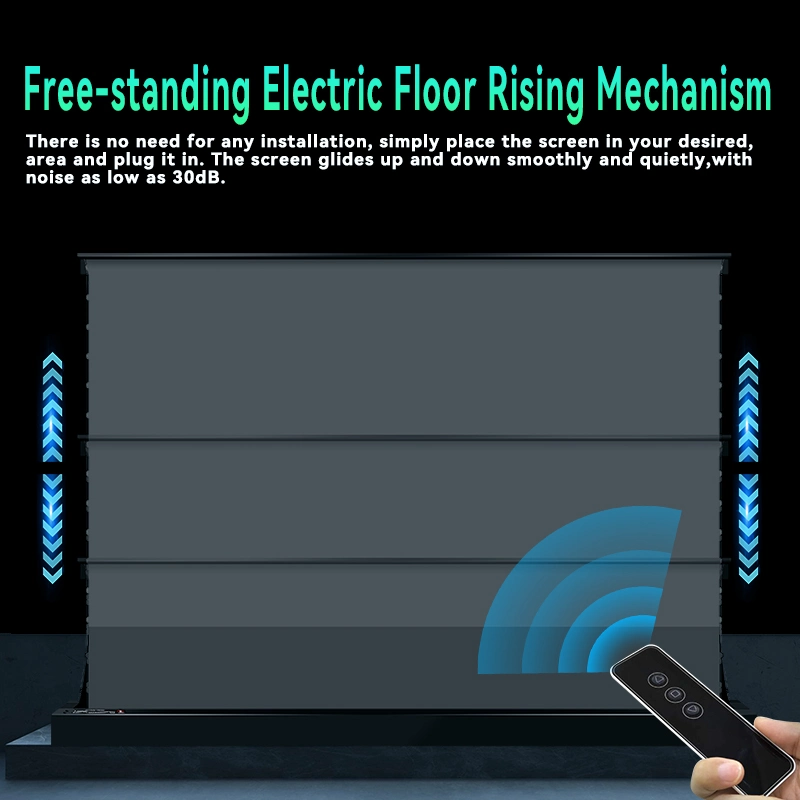 Xijing U1 92 Zoll motorisierte Projektionsleinwand innen und außen Movies Screen USt Elektrische Projektionsleinwand mit Fernbedienung