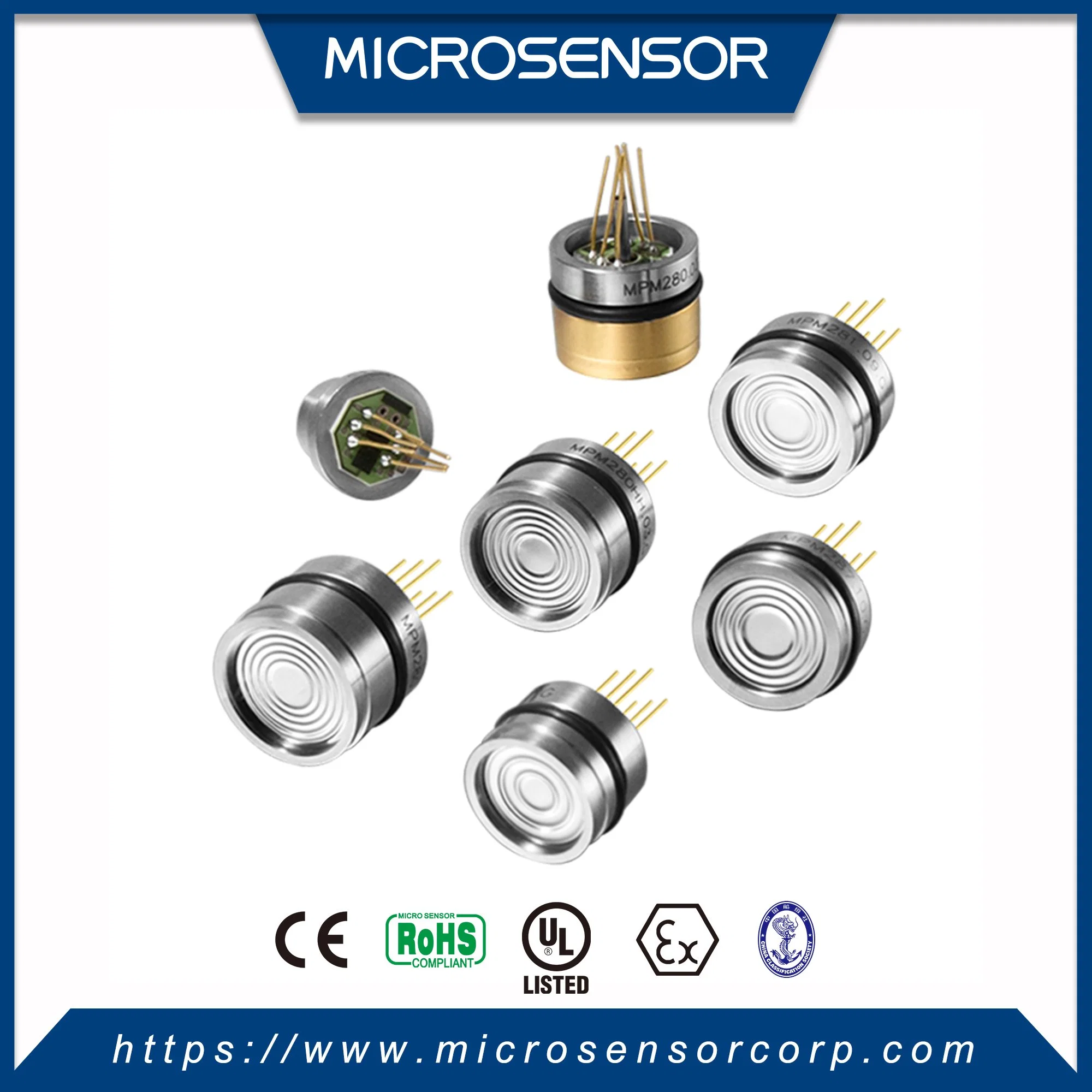 7kPa OEM Accurate Tanks Fluids Tank Anti-corrosive 19mm Customized Piezoresistive Pressure Sensor