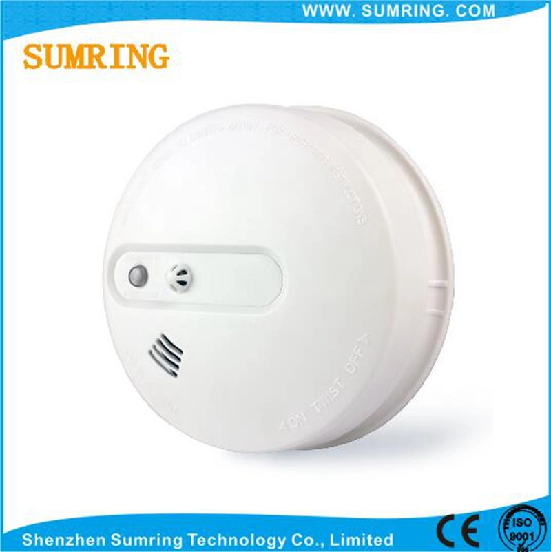 Smoke and Heat Detector for Alarm System with Temperature Senor Function