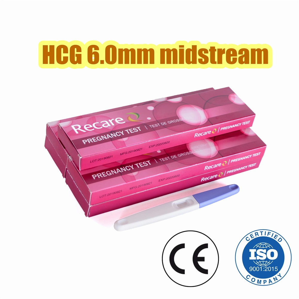 Medical Supply Pregnancy Test Midstream Health Care for Home Use HCG Pregnancy Test