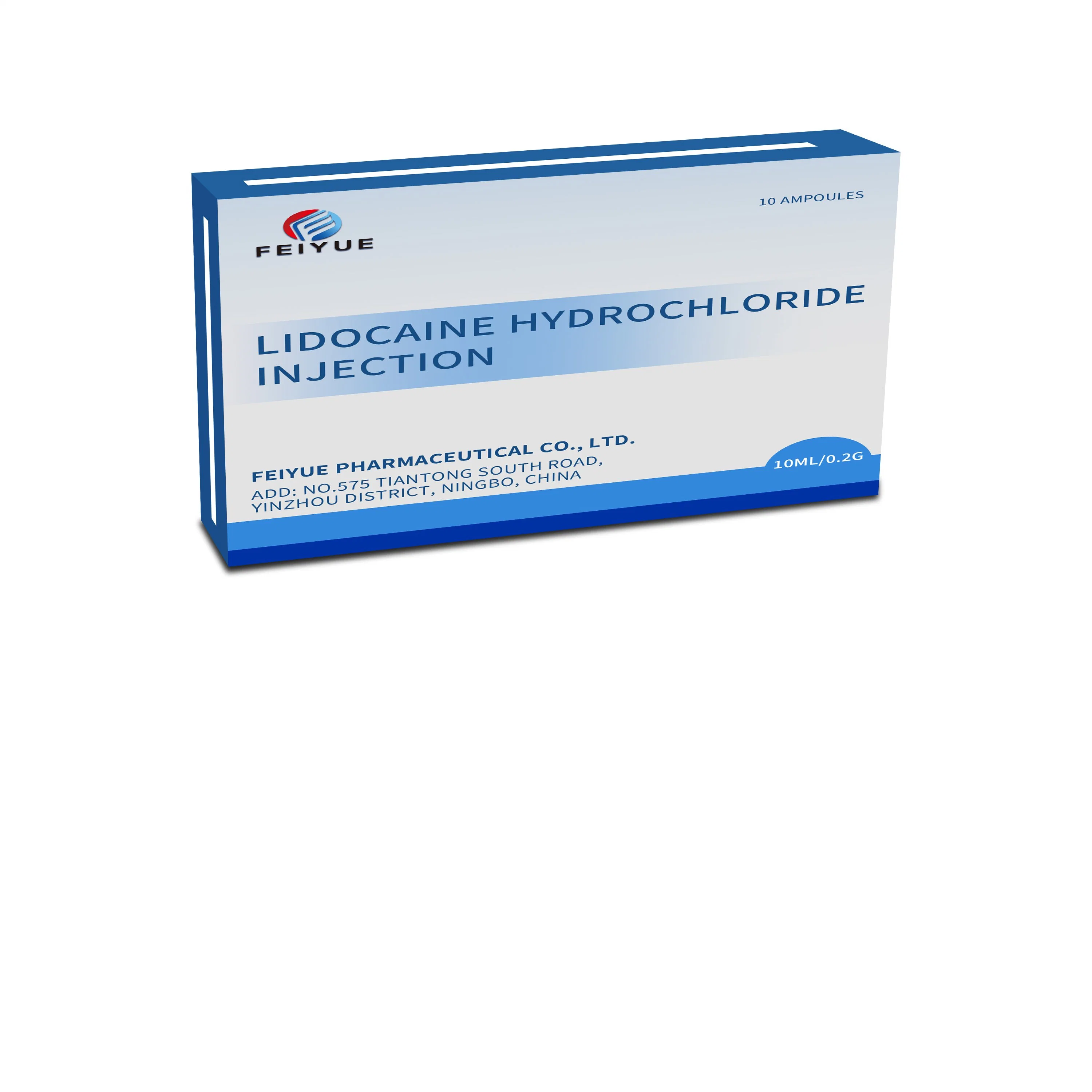 La Chine BPF chlorhydrate de lidocaïne 10ml /0.2g d'injection