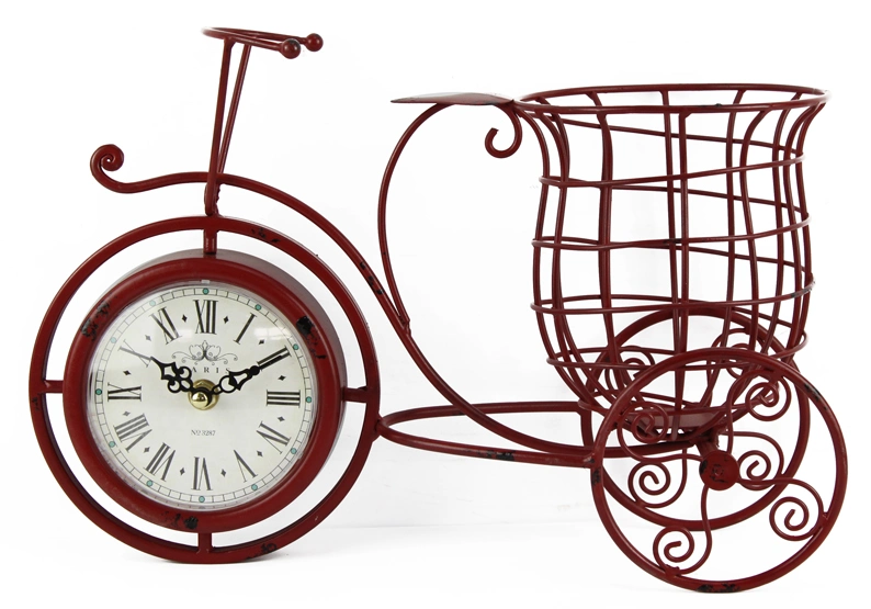 American Style Best Sale Iron Bike Clock