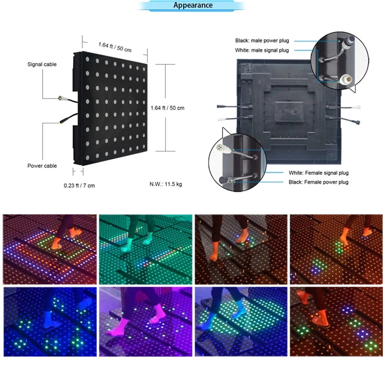 Factory Price 8*8 Pixel DMX512 Video Stage Lighting