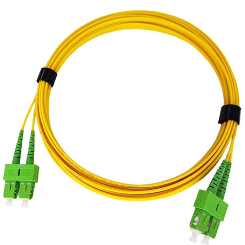 2.0mm FTTH/Network Sc-Sc Dx Sm Fiber Optic Patch Cord Fiber Optical Equipment