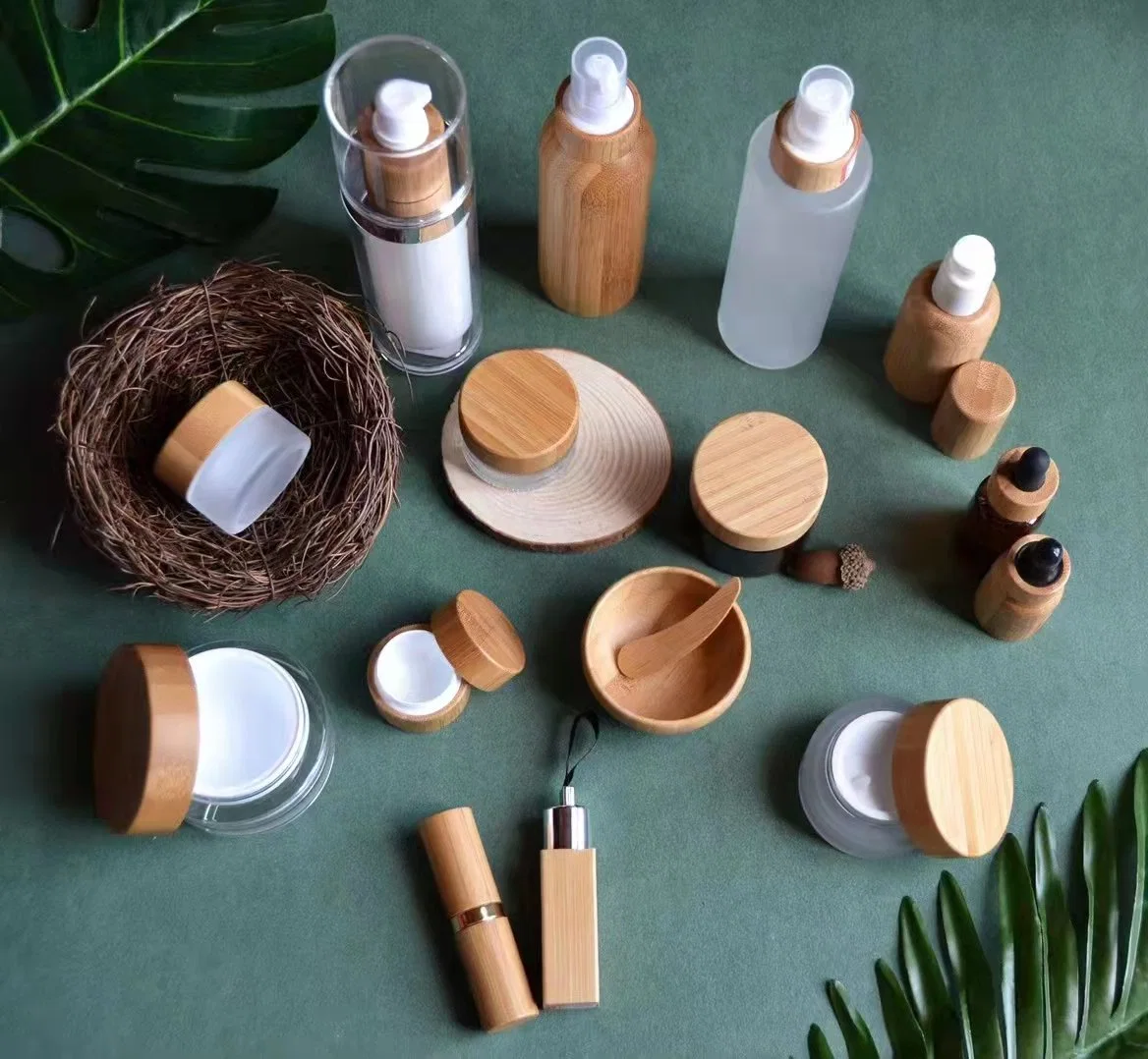 Customized Biodegradable Plastic PLA Corn Starch Cosmetics Jars