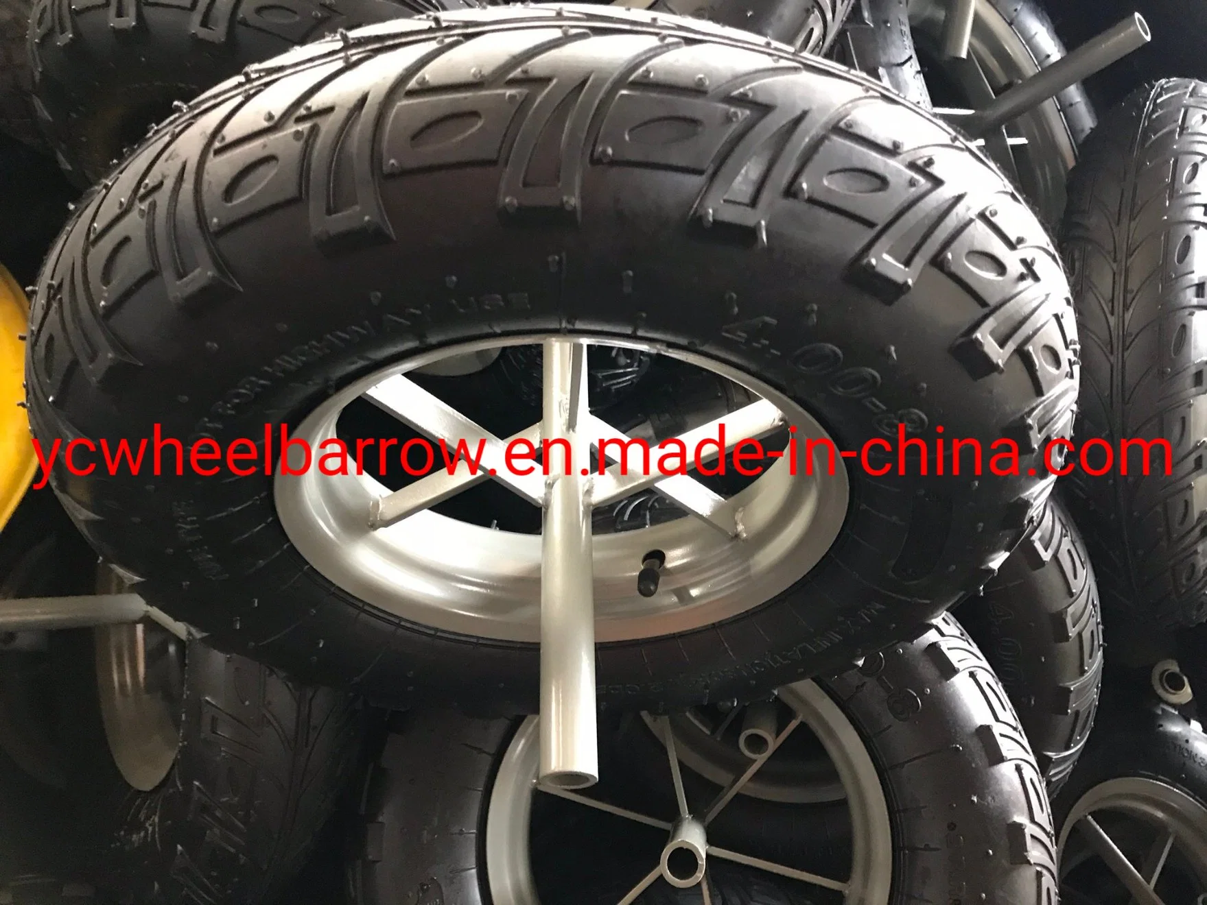 Neumático de repuesto rueda rueda inflados para Haemmerlin carretilla