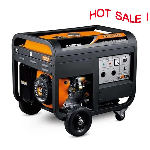 Generador portátil de gasolina low Noise 2kW 3kw 5kw 6Kw Con AC trifásica