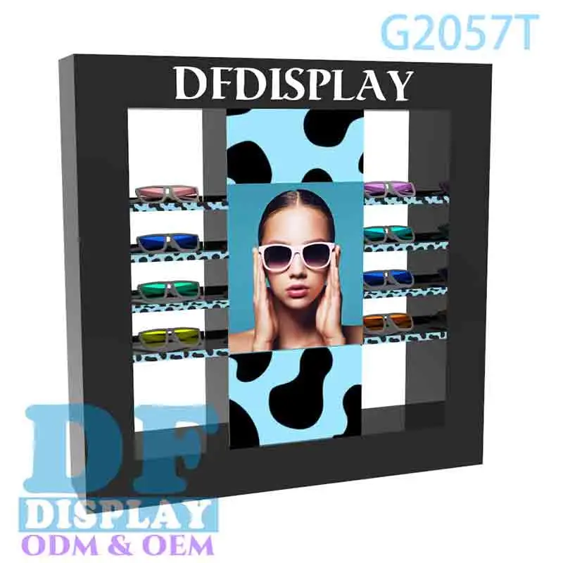 Eyewear Table Eyeglasses Wall Cabinet Optical Display Sunglasses Display Shelf Sunglass Display Counter Optical Shop Display Shelf