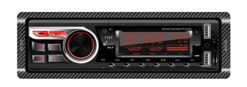 Audio estéreo para coche Bluetooth radio FM, reproductor de MP3 con puerto USB SD Aux.