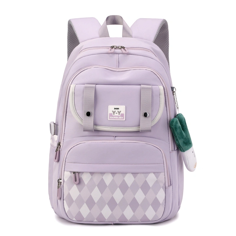 Multiple Repurchase Leisure Diamond Checkered Pattern Comfortable Backpack School Bag