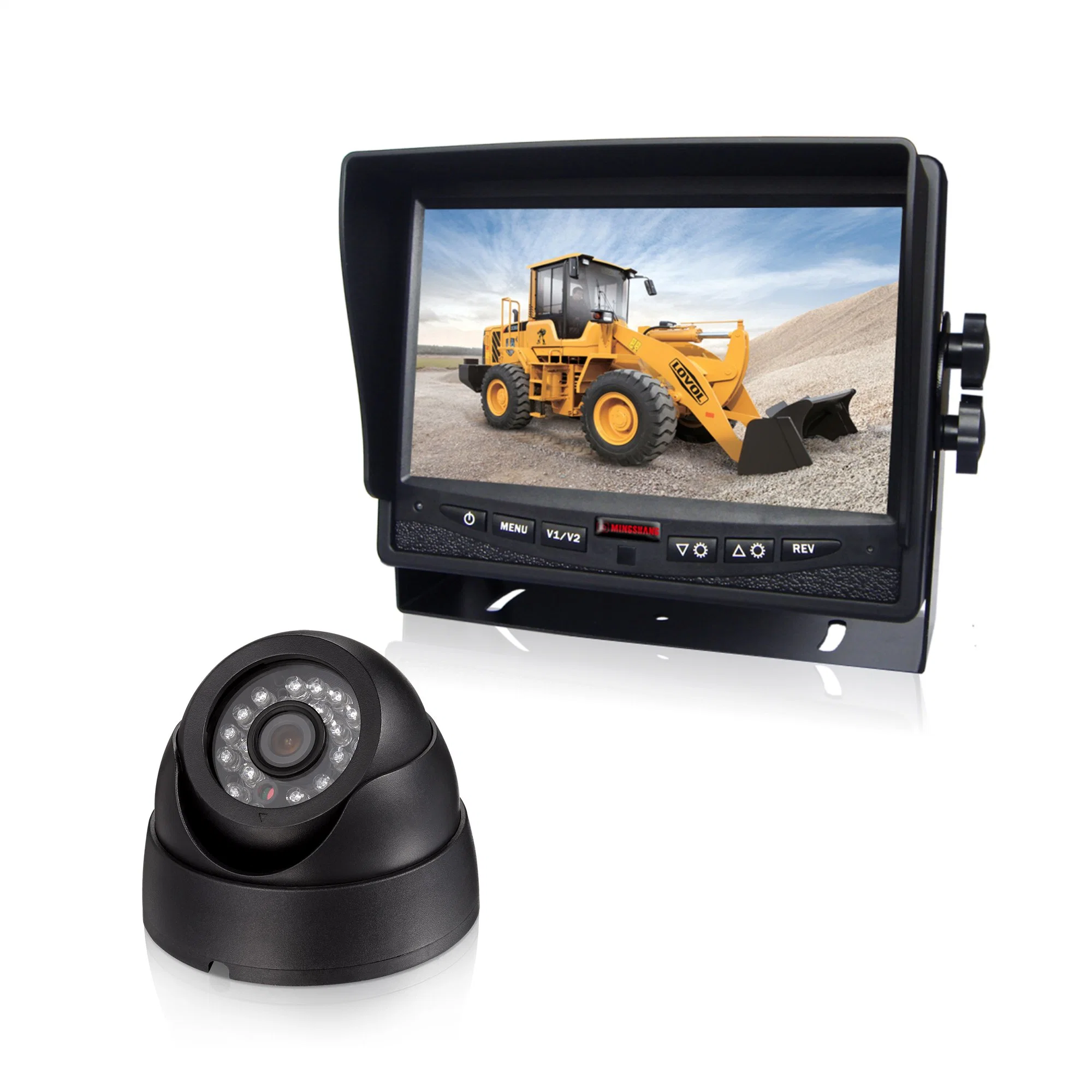 Car Rear View System with 7" LCD Monitor and CCD Camera
