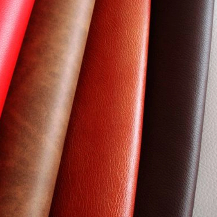 PU Upholstery Leather Tc Fabric Backing for Russia Market