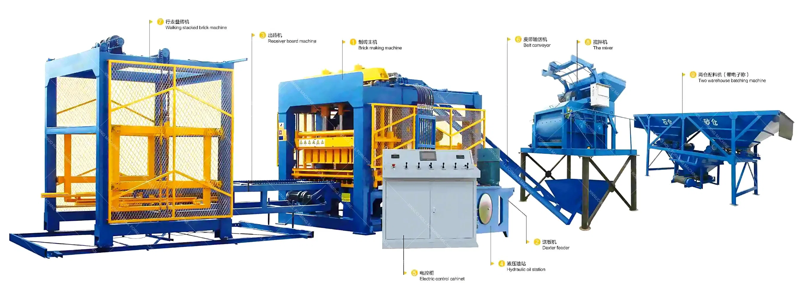 Hollow Block Brick Metal Making Machinery