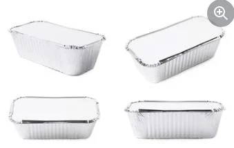 Wholesale/Supplier Lunch Food Box Disposable Airline Aluminum Foil Container