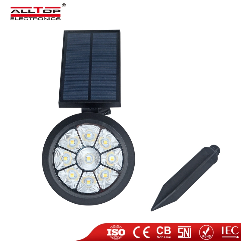 ALLTOP Outdoor Landscape Lawn Lamp Decoration 7 W IP65 Wasserdicht RGB Spike Solar LED Gartenleuchte