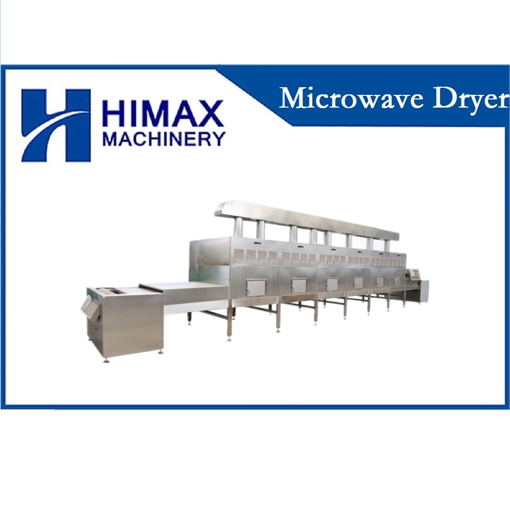 Industrial Belt Conveyor Continuous Microwave Shrimp Dryer Drying Machine