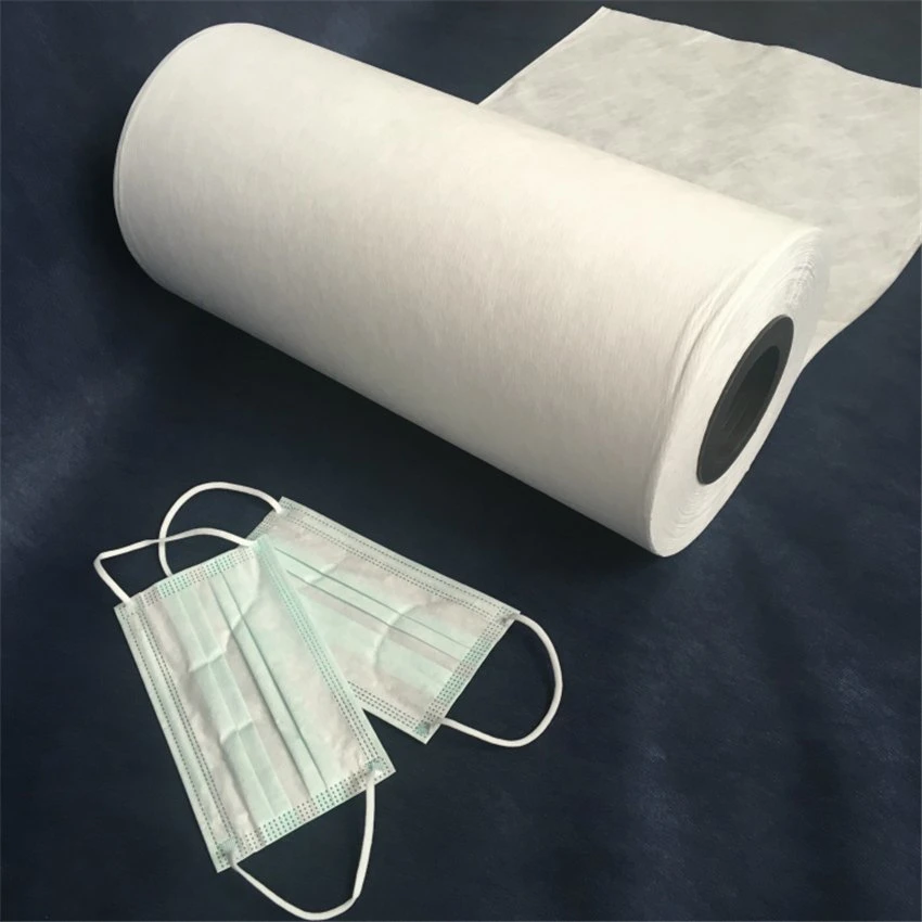 Listo para el envío 100% polipropileno Meltblown Nonwoven rollos