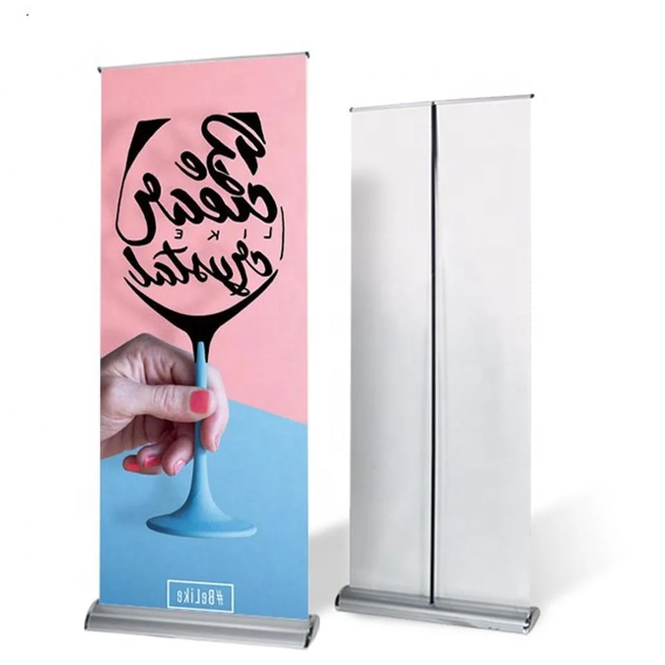 Advertising Aluminum Wide Base Retractable Roll up Banner Stand