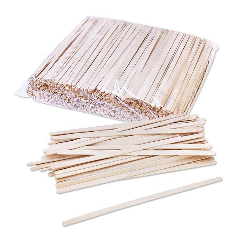 China Suppliers Disposable Wooden/ Bamboo Coffee Stirrer with Paper Wrapped