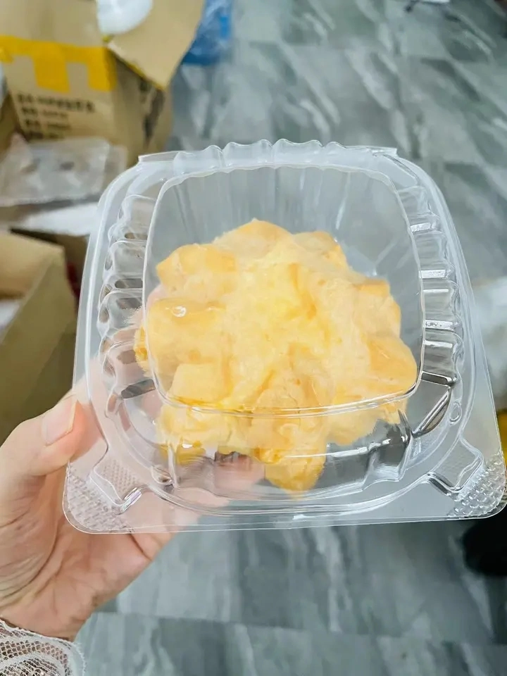 Wholesale Free Sample OEM Clear Container Plastic Disposable Container for Fruit Salad Cake Fast Food Dessert