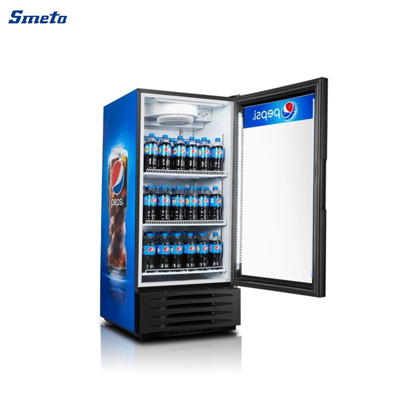 Smeta Comercial uso vidrio Puerta Display bebidas nevera con Individual Puerta