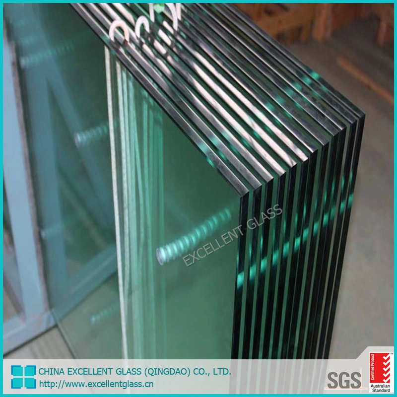 Tempered Glass Factory with High quality/High cost performance  China Qingdao Excellent Glass 4mm 5mm 6mm Silver/Aluminium Mirror Glass with Vinyl Film, Laminated Glass