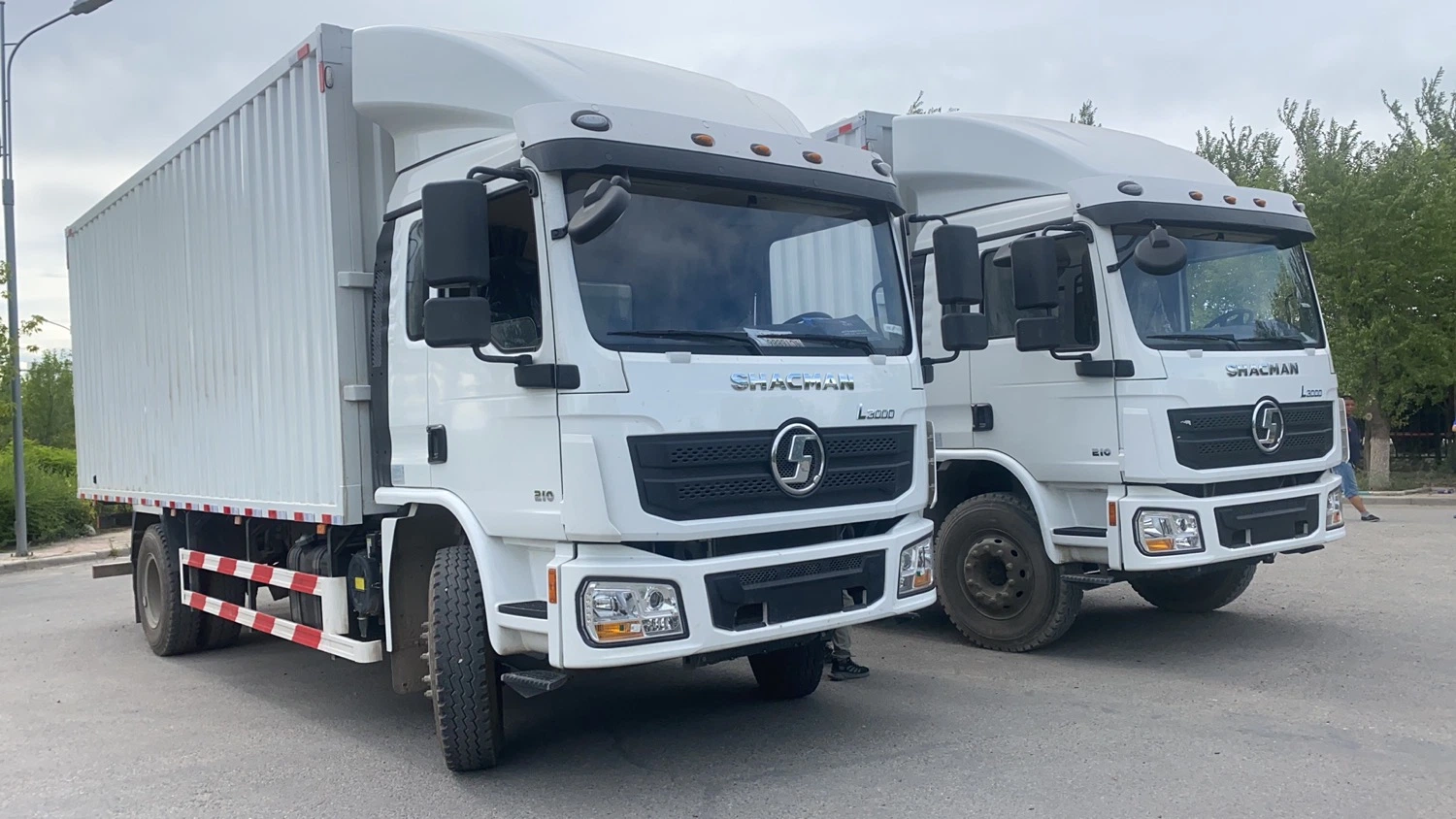 China Shacman 5toneladas a 8 toneladas Foton Aumark Aumark camioneta camioneta de carga con el coche cerca de la carga de exportación de cuerpo a Belice