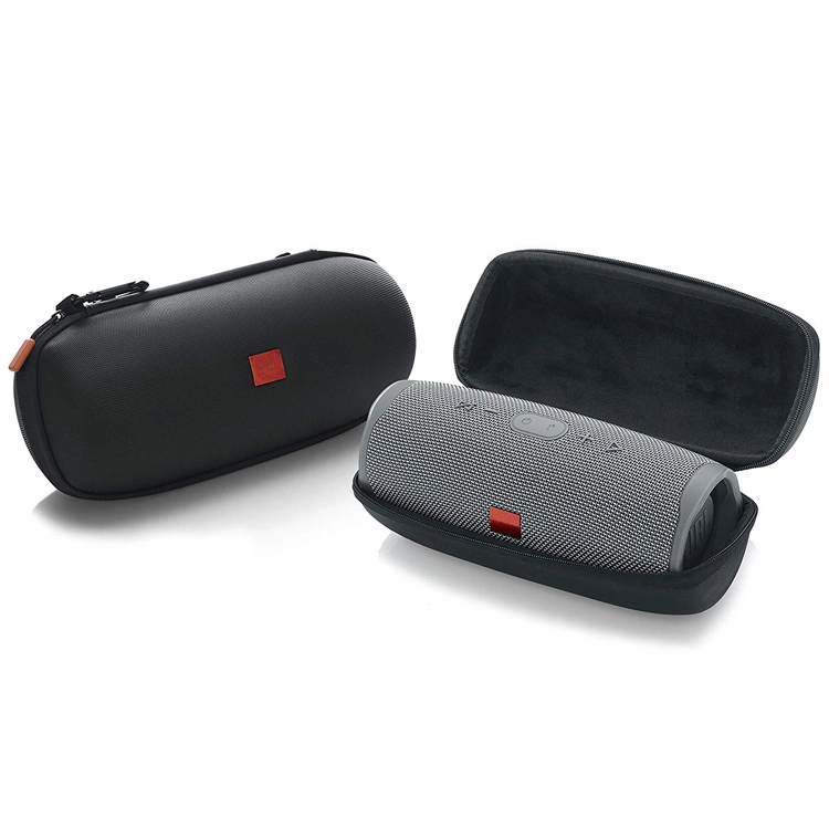 Grande negro Portable Hard Shell impermeable protectora EVA Transporte rojo estuche de viaje para el altavoz Bluetooth inalámbrico Jbl