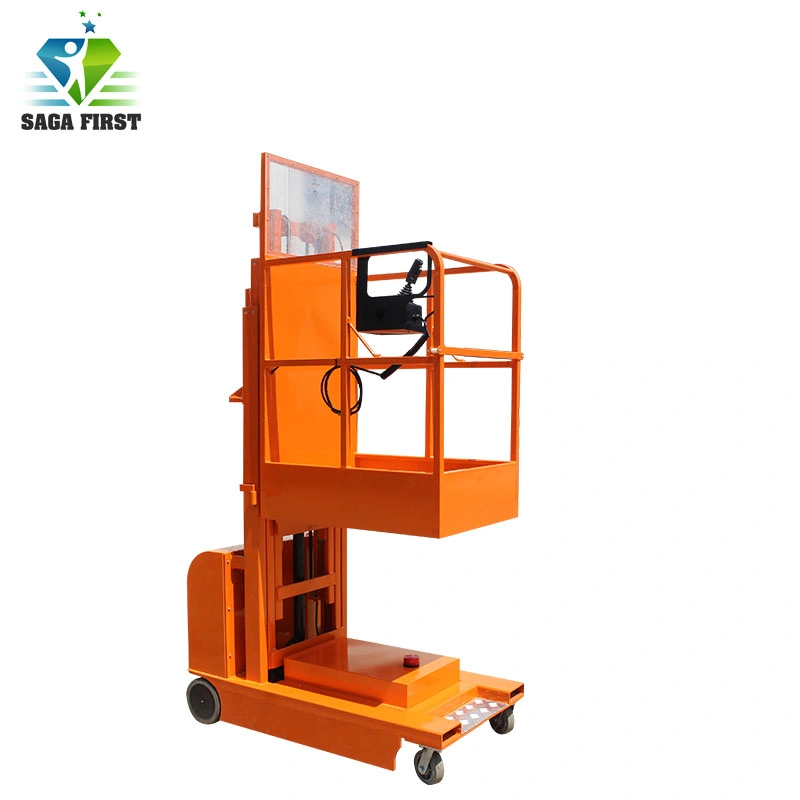 Maximum Lifting Height 8 Meters Electric Order Picker Forklift Truck