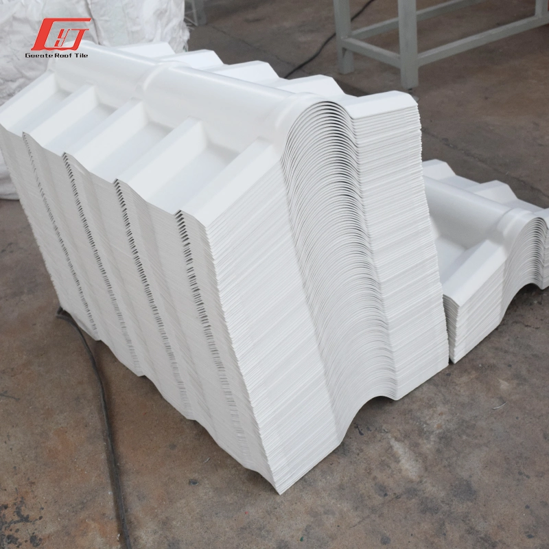 Heat Insulation 10mm Roofing Materials Multi-Layer White PVC Roof Tile/Sheet