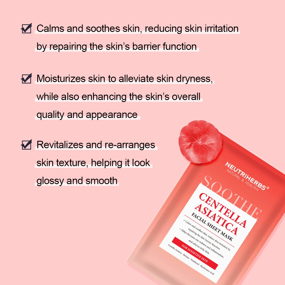 Natural Extract Lightening Acne Marks Facial Sheet Mask