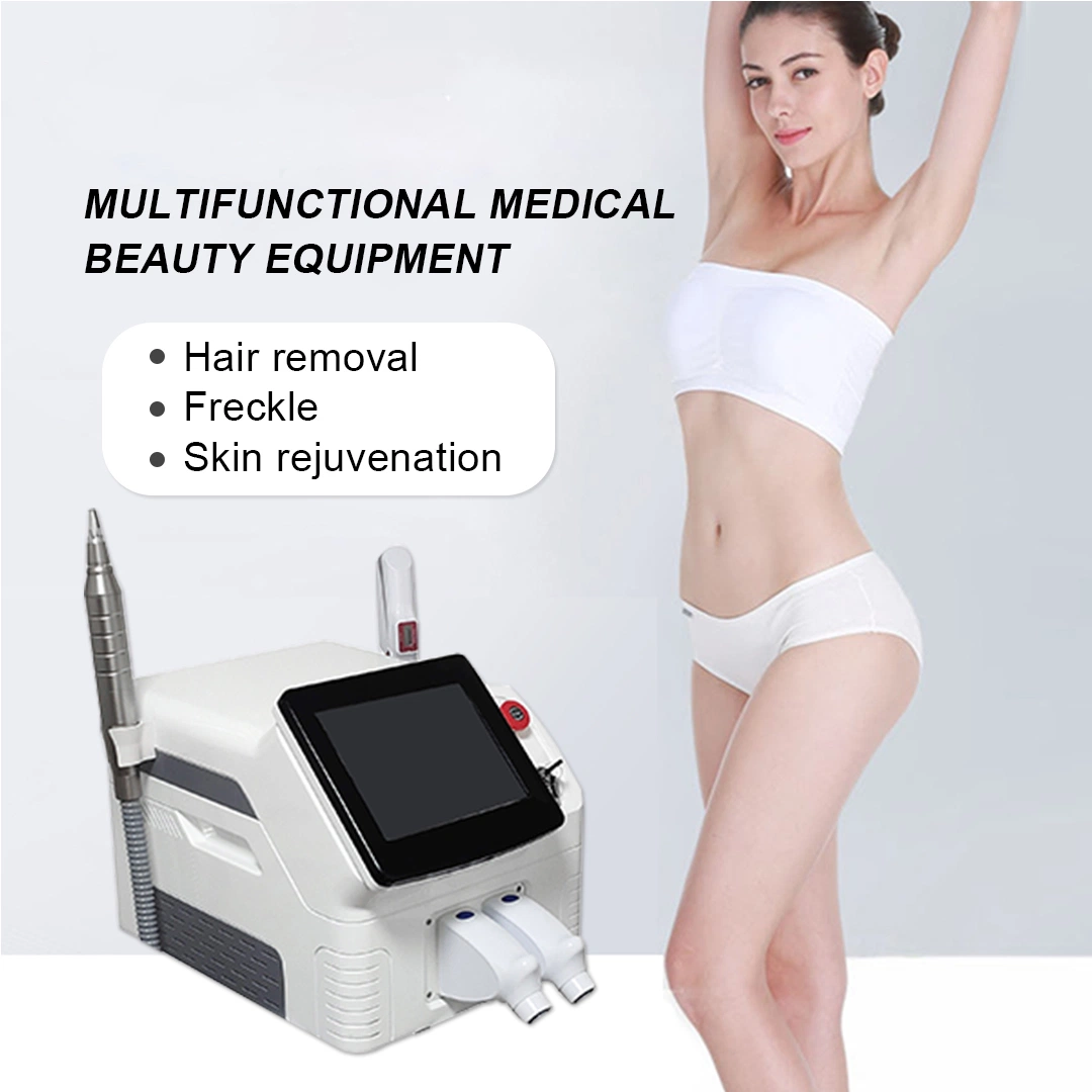 Portable Carbon Peeling ND YAG Laser Freckle Removal IPL Opt Elight Permanent Hair Removal Beauty Machine