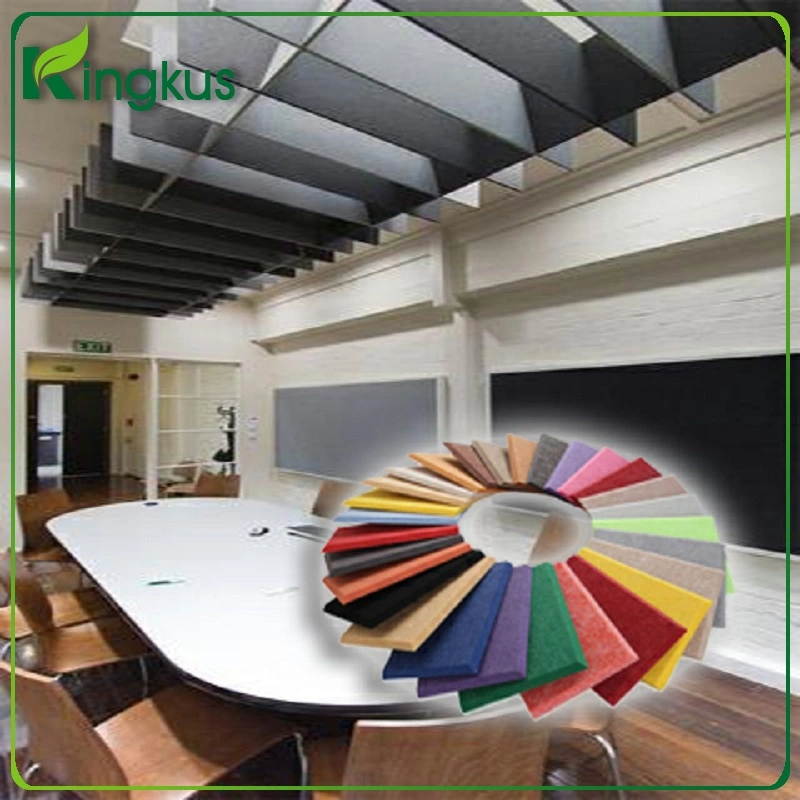 Sound Absorption Wall Panel Polyester Fiber Acoustic Board