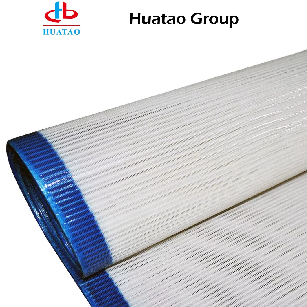 الصين Polyester Huatao المرشح الصحافة آلة اللون الأزرق الأبيض الندى حزام من النسيج الشبكي