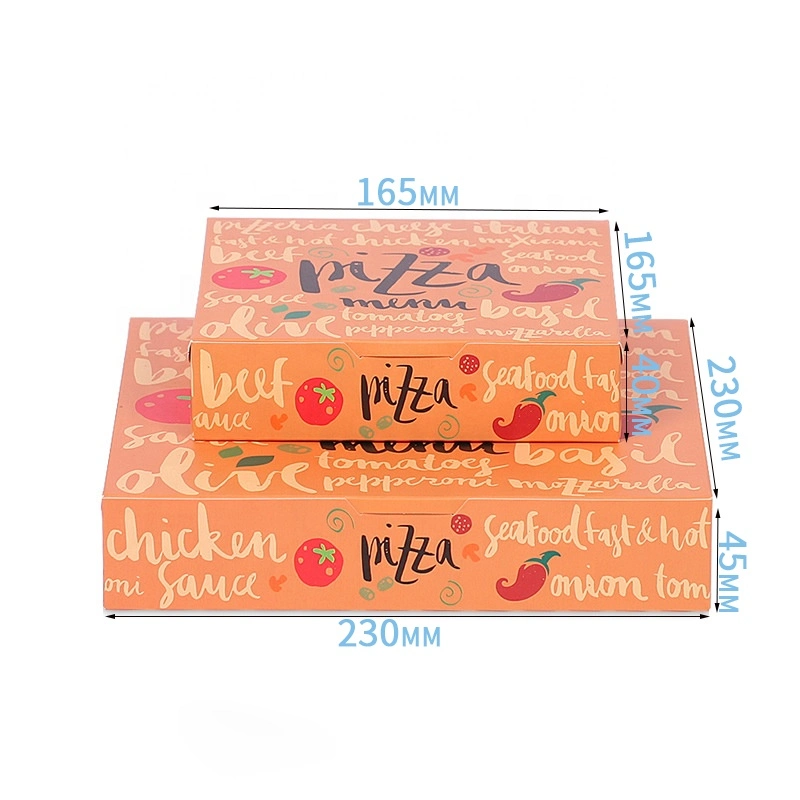 Wholesale/Supplier Custom Disposable Fast Food and Pizza Food Packing Paper Box