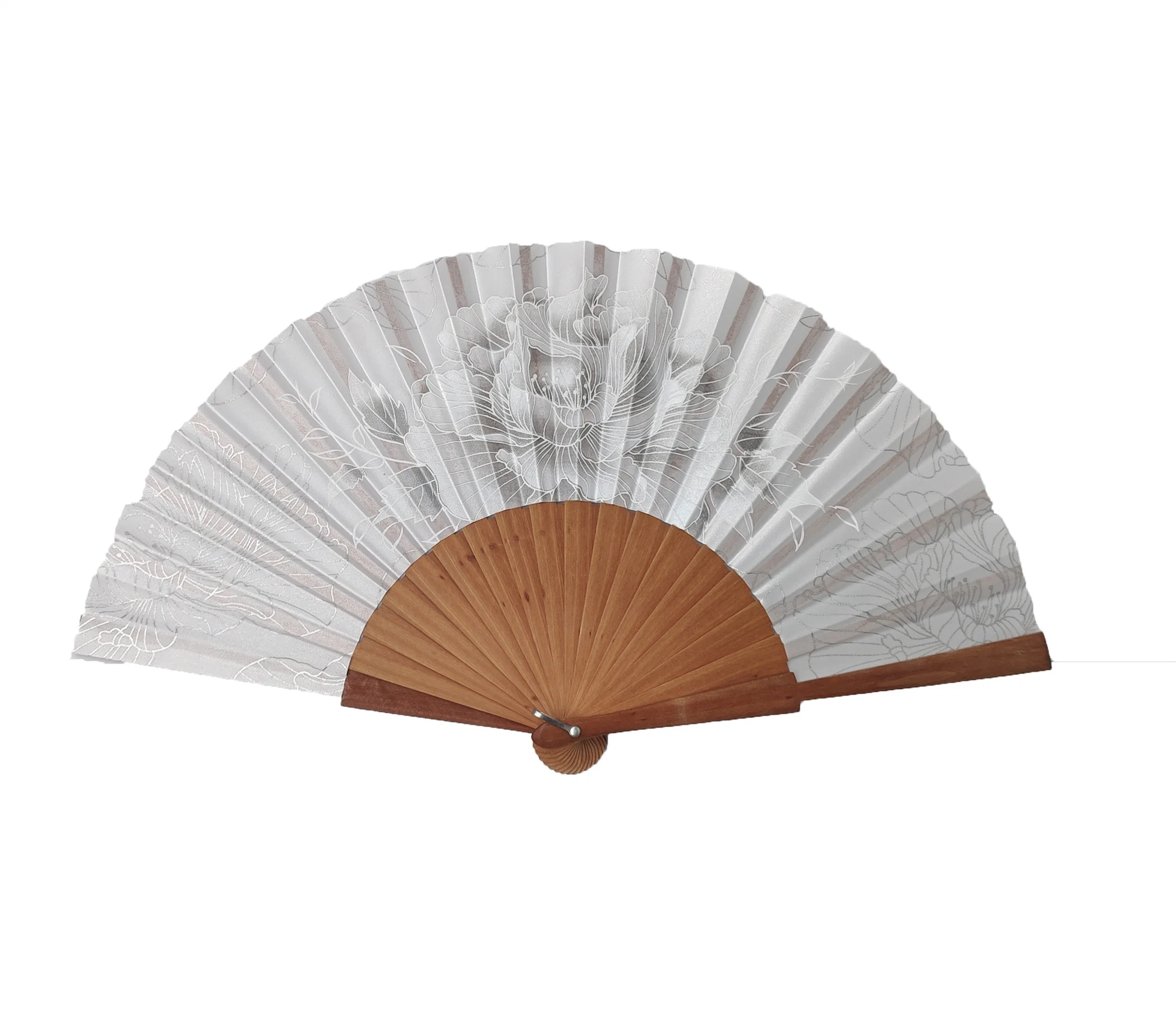 Promotional Hot Sale Eco Friendly Paper Portable Fan Hand Custom Printed Logo Hand Held Fan