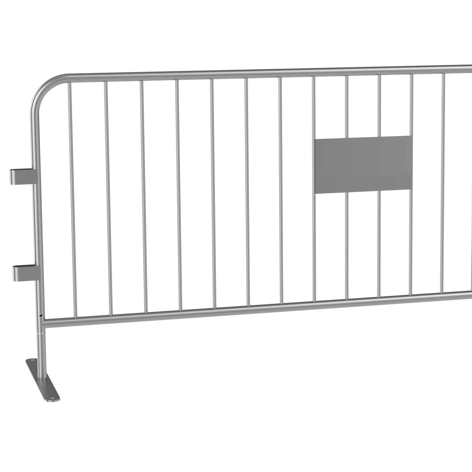 Flat Feet 1.1mx2.2m Steel Crowd Control Barrier Temporary Construction Fence Fence Concert Steel Road Barrier Temporary Fence Panel Parking Barriers