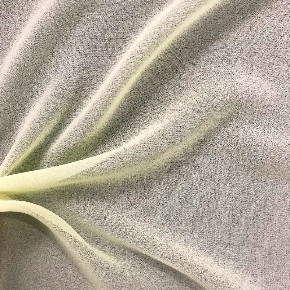 100% Polyester Chiffon Silk Fabric for Garment Fabric