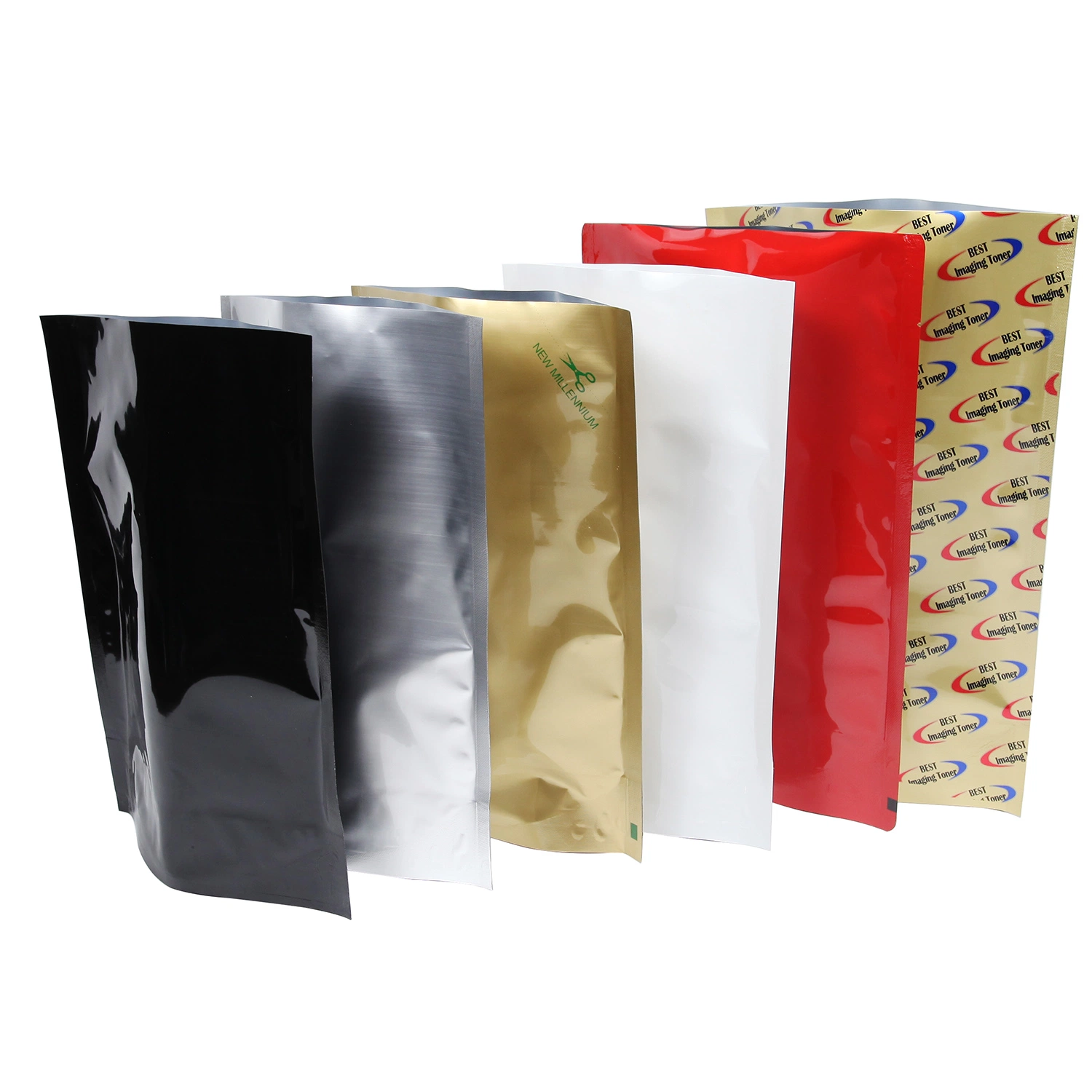 ESD 3-Layer Aluminum Foil Packing Bag in Silver Color, Pet/Al/PE