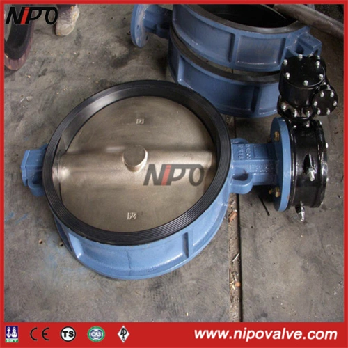 Wafer Type Butterfly Valve in Handle /Worm Gear