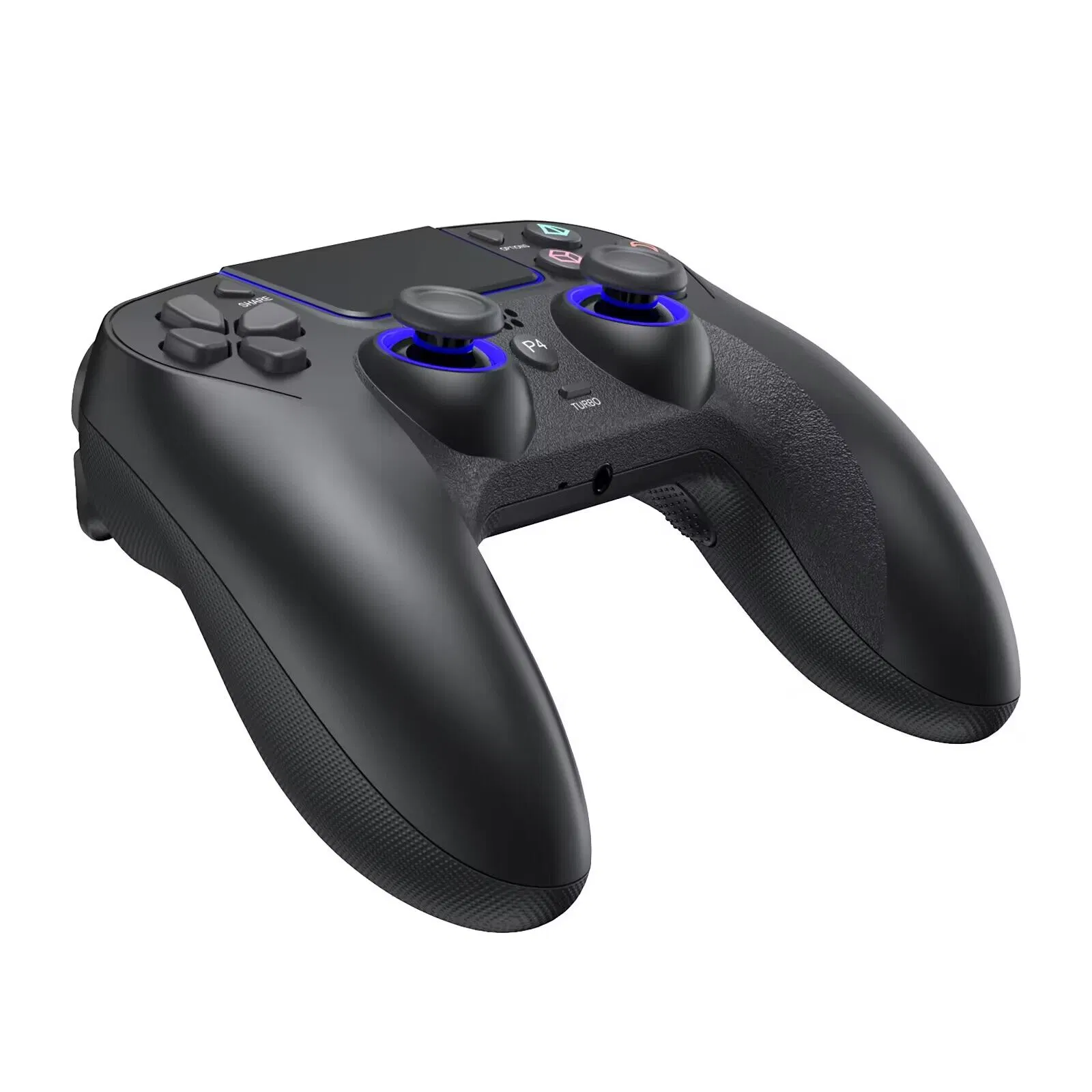 Senze 2023 New PS4 Wireless Controller with Back Button for Remap, PS4 Gamepad with RGB Light