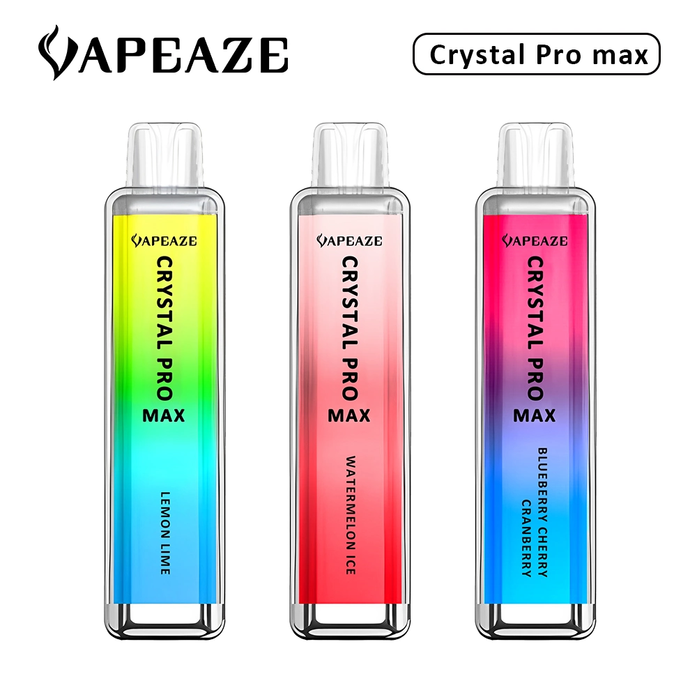 Crystal 4000 12000puffs Disposable/Chargeable Vape Pen Excellent Flavors PRO Max