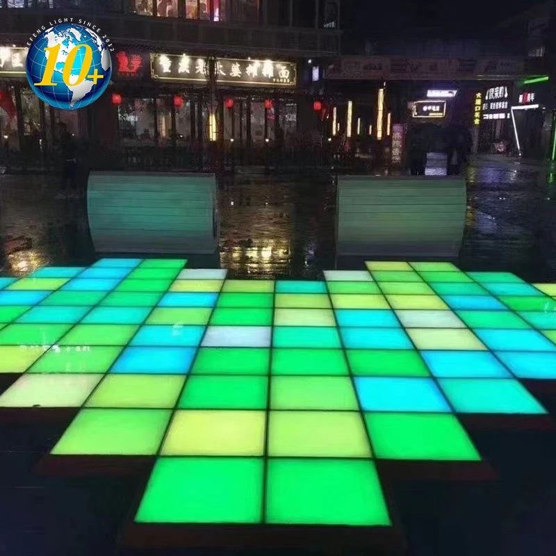 Customized Outdoor Floor Road Square Color Changing 3W IP67 Frosted Glass Recessed Ground LED Brick Light LED Tile Paver Light