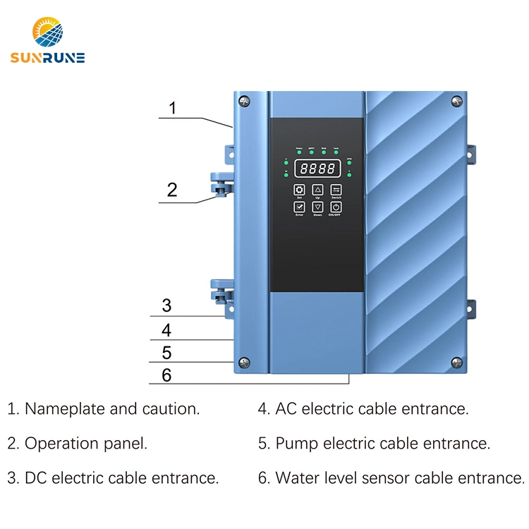 Venta caliente de 1 HP Producto de la superficie solar Energía Solar La bomba de agua